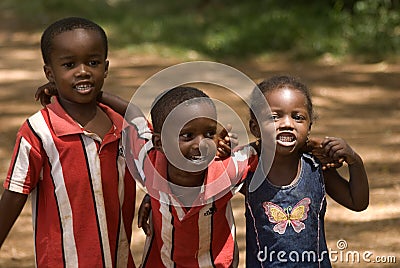 Children, Kizimbani, Zanzibar, Tanzania Editorial Stock Photo