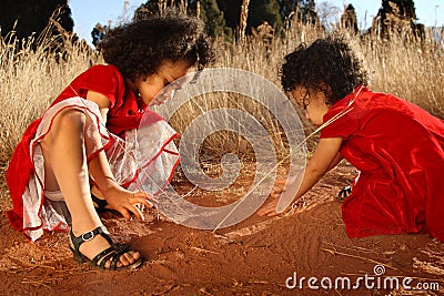 Children playing Stock Photo