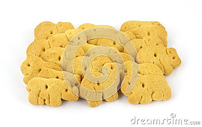 Children's animal crackers Stock Photo