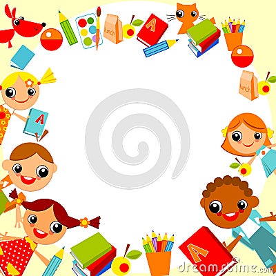 Children's background Vector Illustration