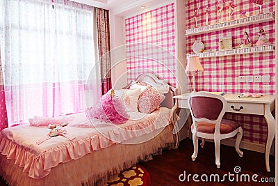 child children childrens bedroom Stock Photo