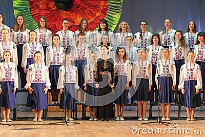 Children's choir Editorial Stock Photo