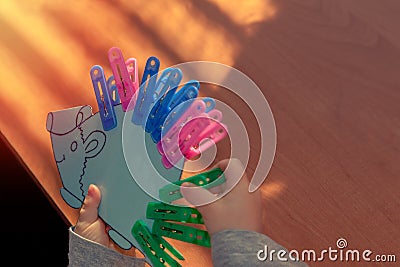 Children`s education and development Stock Photo