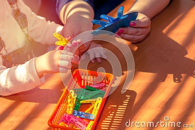 Children`s education and development Stock Photo