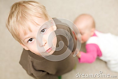 Children's envy Stock Photo