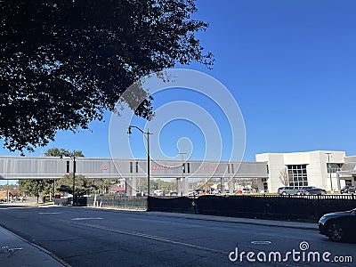 Children's Hospital of Georgia Distant view road and buildings Editorial Stock Photo