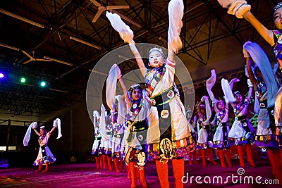 The children's literature and art performance Editorial Stock Photo