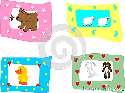 Children's pictures Vector Illustration