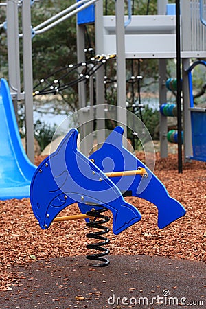Children's playground equipment Stock Photo