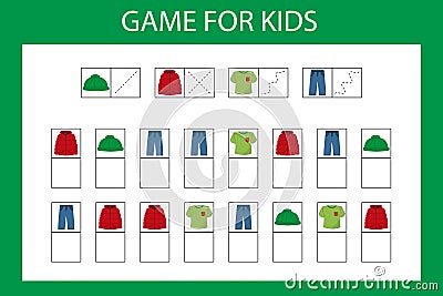 children`s preschool task. Stock Photo