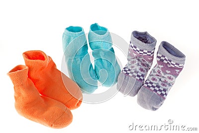 Children socks Stock Photo