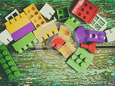 Children toy designer Stock Photo