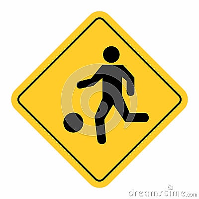 Children traffic sign Stock Photo