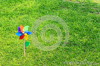 Children windmill Stock Photo