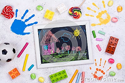 Childrens day background Stock Photo