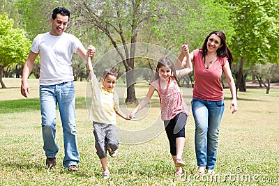 Childrens playing in jolly mood Stock Photo