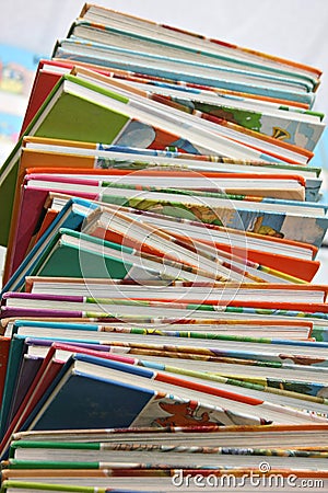 Childrens school books Stock Photo