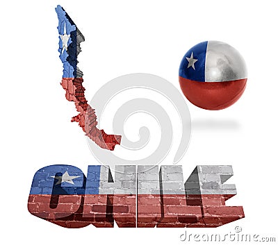 Chile Symbols Stock Photo