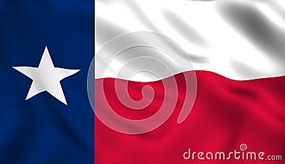 Chilean flag waving in the wind isolated Chili Stock Photo