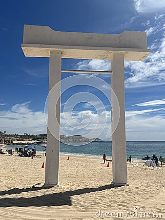 Chileno Beach (Playa Chileno) in Los Cabos, Mexico Stock Photo