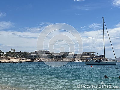 Chileno Beach (Playa Chileno) in Los Cabos, Mexico Editorial Stock Photo