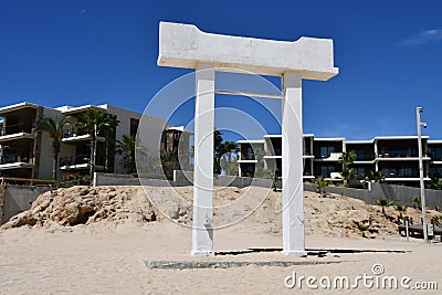 Chileno Beach (Playa Chileno) in Los Cabos, Mexico Editorial Stock Photo