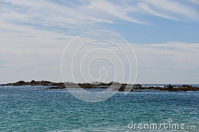 Chileno Beach (Playa Chileno) in Los Cabos, Mexico Stock Photo