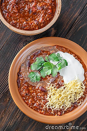 Chili con carne Stock Photo