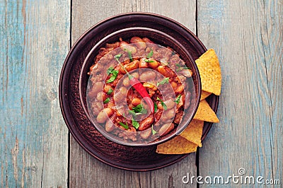 Chili Con Carne Stock Photo