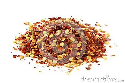 Chili Flakes Stock Photo