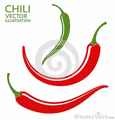 Chili Pepper Vector Illustration