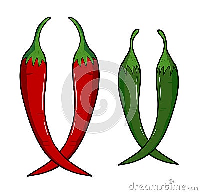 Chili Vector Illustration