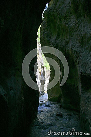 Chillar river, Nerja, Malaga Stock Photo