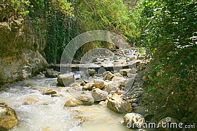 Chillar river, Nerja, Malaga Stock Photo