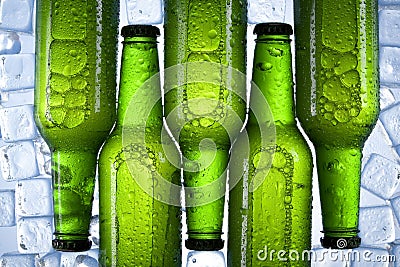 Chilled beer Stock Photo