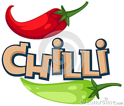 Chilli Vector Illustration