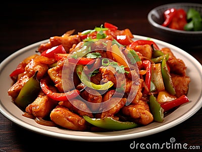 Chilli Chicken Stock Photo