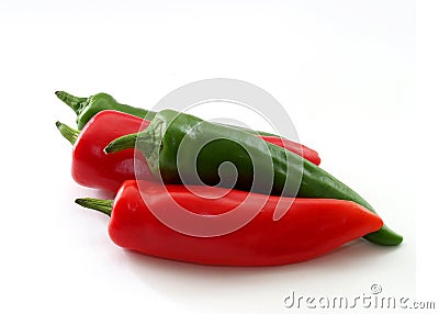 Chillie peppers Stock Photo