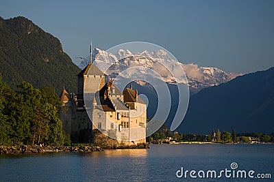 Chillon Castle Editorial Stock Photo