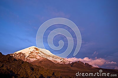 Chimborazo Volcano. Ecuador Stock Photo