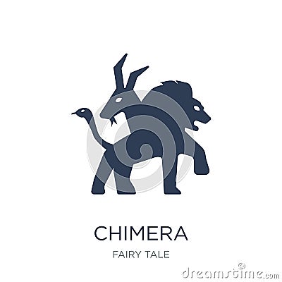 Chimera icon. Trendy flat vector Chimera icon on white background from Fairy Tale collection Vector Illustration