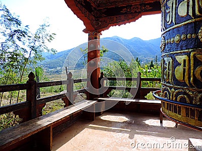 Chimi Lhakhang, Bhutan Stock Photo