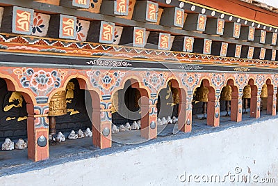 Chimi Lhakhang, the Fertility Temple, a Buddhist monastery in Punakha, Bhutan Stock Photo
