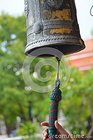 Chiming the bells Stock Photo