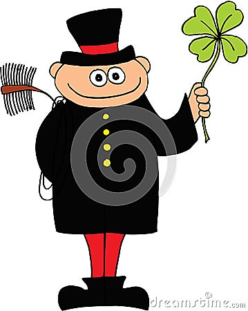 Chimney sweeper Stock Photo