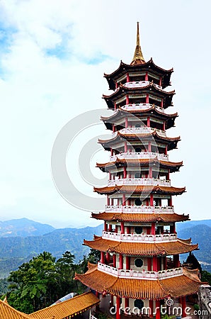 Chin Swee Caves Temple,Genting Highland Stock Photo
