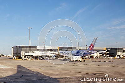 China Airlines at Melbourne Airport Australia Editorial Stock Photo