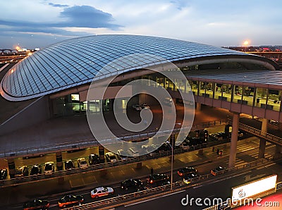 China Beijing Capital Airport Editorial Stock Photo