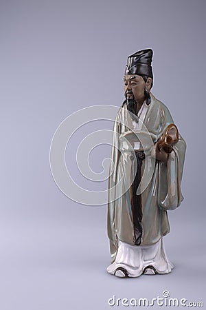 Statuettes of habitants of China Stock Photo