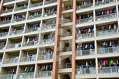 CHINA College Dormitory Editorial Stock Photo